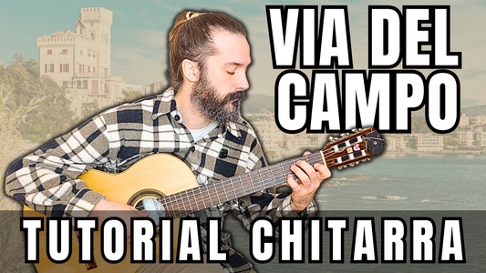 Via del campo - Fabrizio De André | Tutorial Chitarra