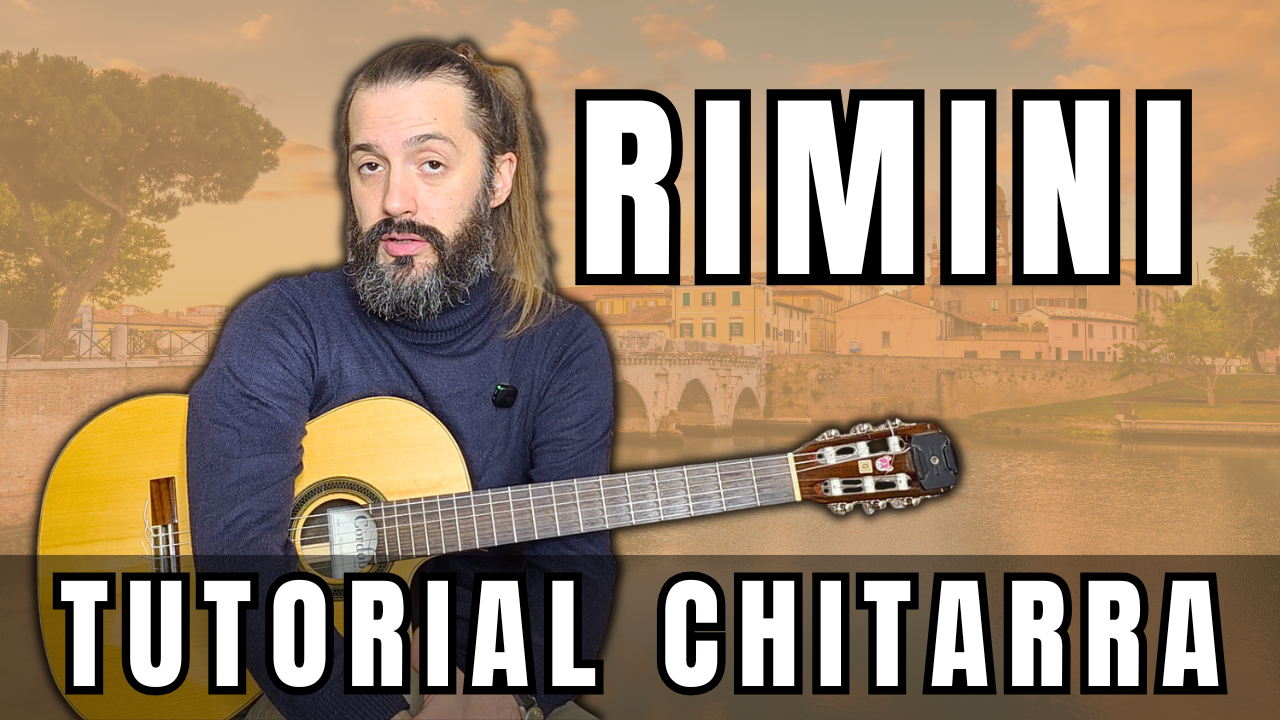 Rimini - Fabrizio De André | Tutorial Chitarra