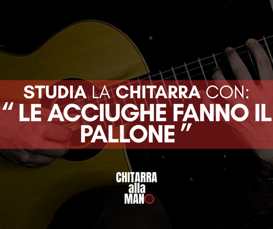 Le acciughe fanno il pallone - Fabrizio De André TAB e Spartito