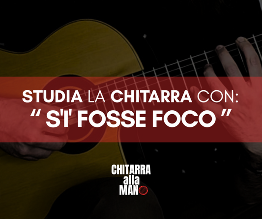 S'i' fosse foco - Fabrizio De André TAB e Spartito